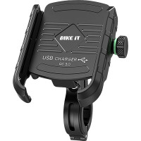 Bike It Compact Motorcycle USB Phone Charger Holder