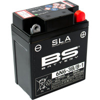 BS Batteries Motorcycle Battery - 6N6-3B/B-1 SLA Sealed Lead Acid