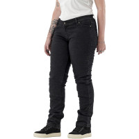 Bull-it Covec SR6 17 Ladies Ebony Slim Fit Jeans - Black