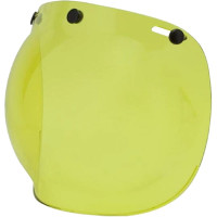 By City Two Strokes Yellow Bubble Visor - Not Road Legal