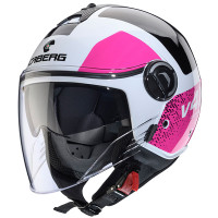 Caberg Riviera V4X - Alpha White / Black / Fuchsia