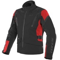 Dainese Tonale D-Dry Textile Jacket - Black / Lava Red / Black