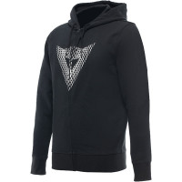 Dainese Hoodie Logo - Black / White