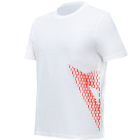 Dainese Big Logo T-Shirt - White / Fluo Red