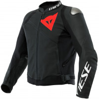 Dainese Sportiva Perforated Leather Jacket - Black Matt