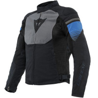 Dainese Air Fast Textile Jacket - Black / Grey / Racing Blue