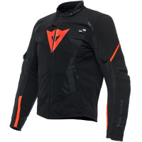 Dainese LS Sport Smart Textile Jacket - Black / Fluo Red