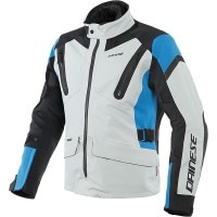 Dainese Tonale D-Dry Textile Jacket - Glacier Grey / Performance Blue / Black