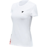 Dainese Ladies Logo T-Shirt - White / Black