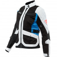 Dainese Ladies Desert Textile Jacket - Glacier Grey / Black / Performance Blue