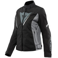 Dainese Ladies Veloce D-Dry Textile Jacket - Black / Charcoal Grey / White