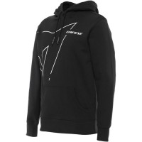 Dainese Outline Hoodie - Black / Glacier Grey