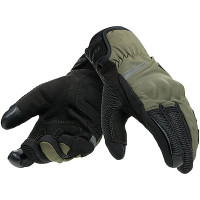 Dainese Trento D-Dry Gloves - Black / Grape Leaf