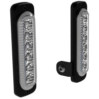 Denali Daytime Running Lights With Universal Fender Mounting Kit - White