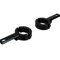 Denali 32mm-38mm Tube Mount Kit For Mounting Auxiliary Lights To Frame, Fork & Crash Bars - Black