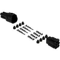 Denali MT Series Waterproof Connector Set - Male & Female Connectors with Terminals & Seals