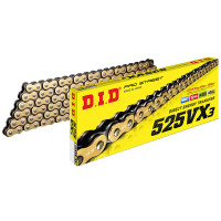 D.I.D 'X' Ring Drive Chain - 525 Pitch VX3 - Gold