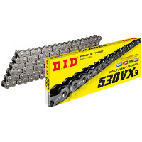 D.I.D 'X' Ring Drive Chain - 530 Pitch VX3 - Steel 