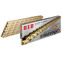 D.I.D Heavy Duty 'X' Ring Chain - 530 Pitch ZVM-X2 - Gold