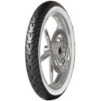 Dunlop D408 - 130/90 B16 (67H) Wide White Wall