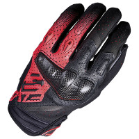 Five RSC Evo Gloves - Black / Fluo Red