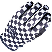 Five MXF4 Gloves - Flat Track Black / White