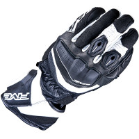 Five RFX4 Evo Leather Gloves - Black / White