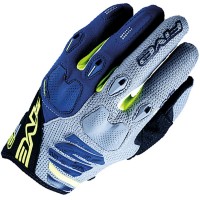 Five E2 Gloves - Grey / Fluo Yellow / Navy