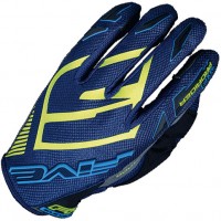 Five MXF Prorider S Gloves - Green Water / Fluo Yellow