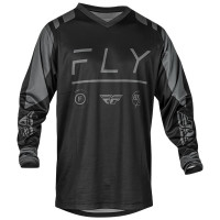 Fly Racing 2024 F-16 Jersey - Black / Charcoal