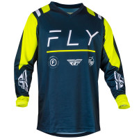 Fly Racing 2024 F-16 Jersey - Navy / Hi-Viz / White