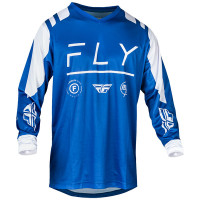 Fly Racing 2024 F-16 Jersey - True Blue / White