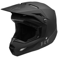 Fly Racing 2024 Kinetic - Menace Solid Matt Black