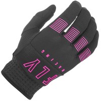 Fly Racing F-16 Textile Gloves - Black / Pink