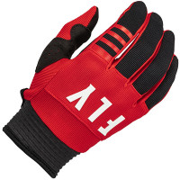 Fly Racing F-16 Textile Gloves - Red / Black