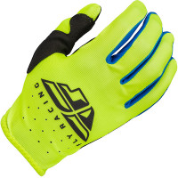 Fly Racing Lite Textile Gloves - Hi-Vis / Black