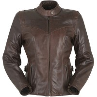 Furygan Bella Lady Leather Jacket - Brown