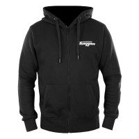 Furygan Corpo Zip Hoodie - Black / White