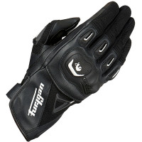 Furygan Volt Leather and Textile Glove - Black / White