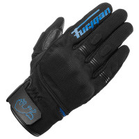 Furygan Jet D3O® Evo Textile Gloves - Black / Blue