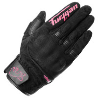 Furygan Ladies Jet D3O® Evo Textile Gloves - Black / Pink