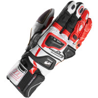 Furygan Styg20 X Kevlar® Leather Gloves - Black / White / Red