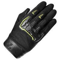 Furygan Shade Textile Gloves - Black / Fluo Yellow