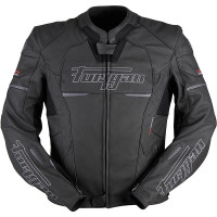 Furygan Nitros Leather Jacket - Black / White