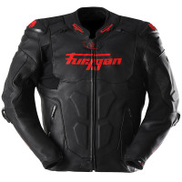 Furygan Raptor Evo 3 Leather Jacket - Black / Red