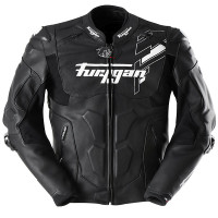 Furygan Raptor Evo 3 Leather Jacket - Black / White / White