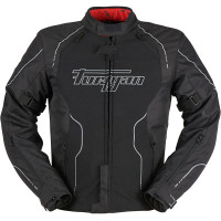 Furygan Legacy 2W1 Textile Jacket - Black / Reflective Grey