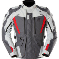 Furygan Apalaches Evo Textile Jacket - Grey / Pearl / Red