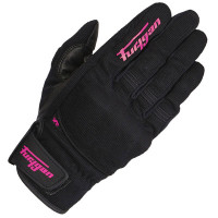 Furygan Ladies Jet D3O® Textile Gloves - Black / Pink