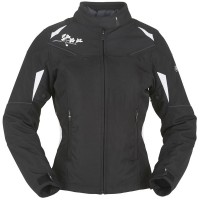 Furygan Seven Evo Lady Textile Jacket - Black / White